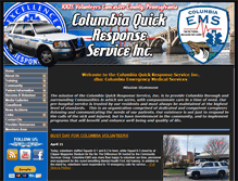 Tablet Screenshot of columbiaqrs.org
